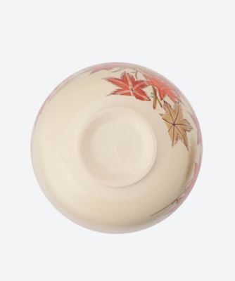 仁清　紅葉　茶碗