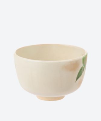 粉引　栗　茶碗