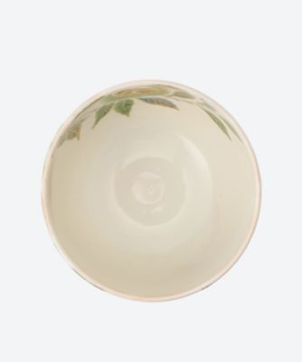 粉引　栗　茶碗