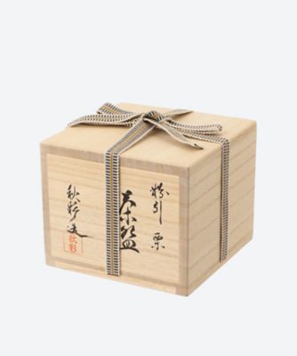 粉引　栗　茶碗