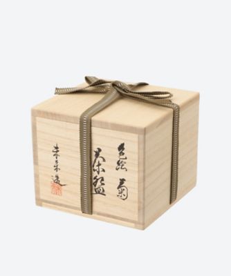 色絵　菊　茶碗