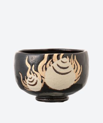 ＜桂窯＞黒楽　宝珠　茶碗