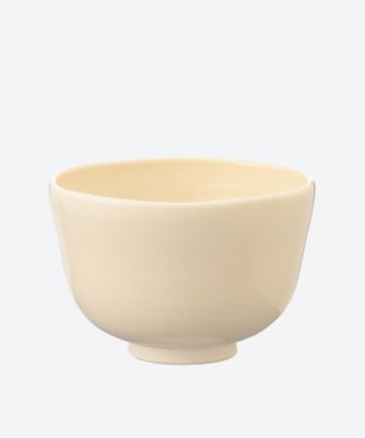 色絵　竹に椿　茶碗