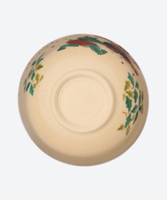 色絵　節分　茶碗