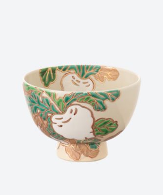 ＜加藤永山＞色絵　白蕪　茶碗