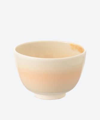 色絵　羽子板　茶碗