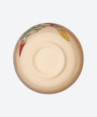 色絵　羽子板　茶碗
