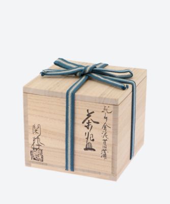 乾山　金泥菖蒲　茶碗