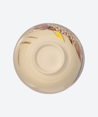 色絵　鯉のぼり　茶碗