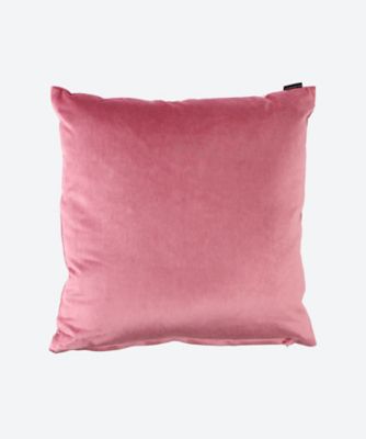 ＜FISCHBACHER1819＞ベルベットクッションカバー　ローズピンク