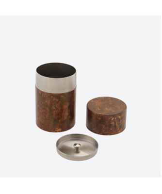 【越品】アルチザン　茶筒（Ｌ）・茶み