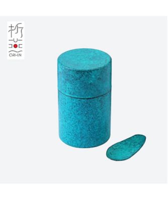 【越品】アルチザン　茶筒（Ｌ）・茶み