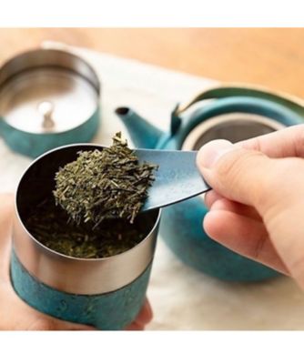 【越品】アルチザン　茶筒（Ｌ）・茶み