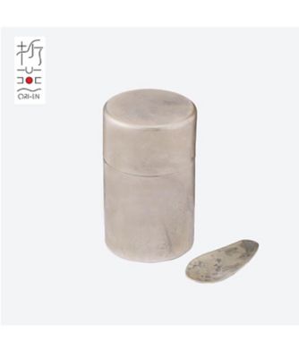【越品】アルチザン　茶筒（Ｌ）・茶み
