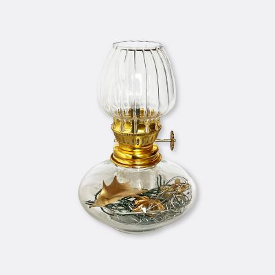 ＜PACOS＞アンティーク調オイルランプ（ゴールド）