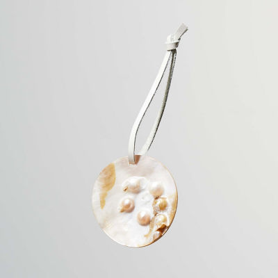 ＜PACOS＞【クリスマスおまとめ】シェルオーナメント　丸型