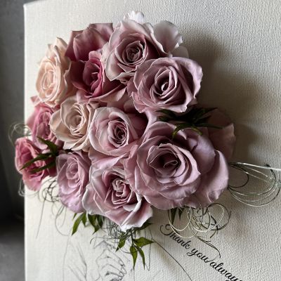 レターフラワー（THANK YOU ALWAYS／ローズピンク