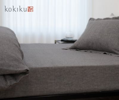 リネンサテンカラーズ　カバーリング各種　グレー