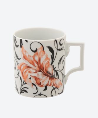 ＜MEISSEN＞マグ「フラワーオーナメント」