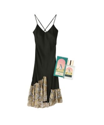 ＜Foo Tokyo＞７２４６【年明届】福袋４　フリルレースシルクドレス＆Ｆｏｏ　Ｔｏｋｙｏ　バスオイル　Ｌｕｘｅ　Ｆｌｏｗｅｒ【福袋】