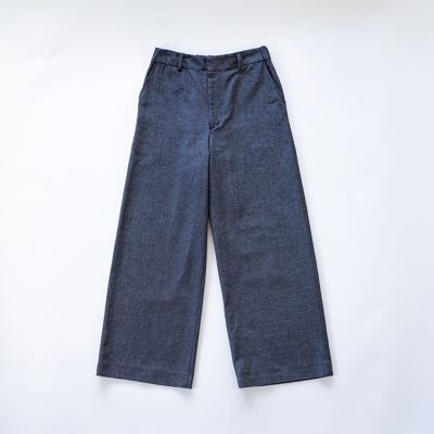 ストレートシルッキパンツーＳＩＬＫＫＩ　ＤＥＮＩＭ