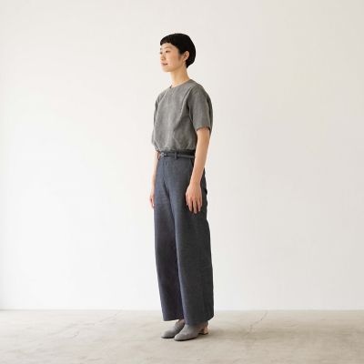 ストレートシルッキパンツーＳＩＬＫＫＩ　ＤＥＮＩＭ