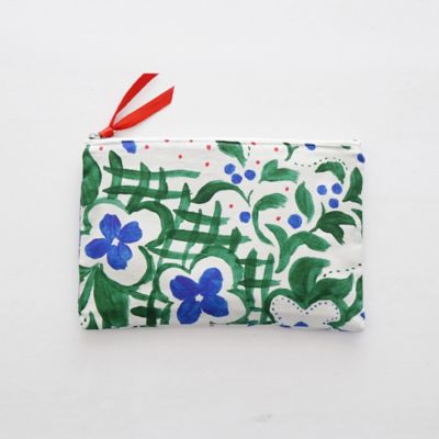 ＜MANAMI SAKURAI＞フラットポーチＭ　‘Ｈｏｍｅｍａｄｅ　ｐａｔｃｈｗｏｒｋ’
