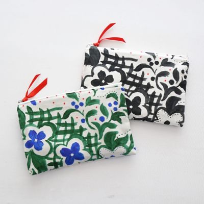 フラットポーチＭ　‘Ｈｏｍｅｍａｄｅ　ｐａｔｃｈｗｏｒｋ’