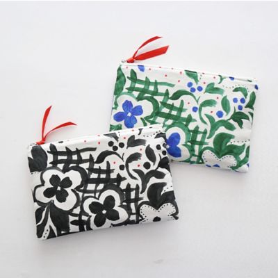 フラットポーチＭ　‘Ｈｏｍｅｍａｄｅ　ｐａｔｃｈｗｏｒｋ’