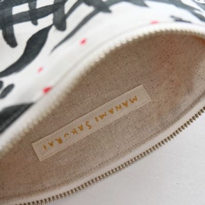 フラットポーチＭ　‘Ｈｏｍｅｍａｄｅ　ｐａｔｃｈｗｏｒｋ’