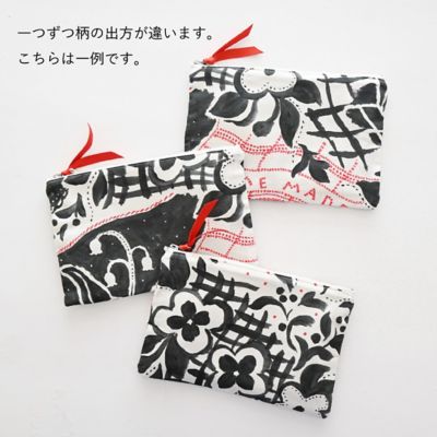 フラットポーチＭ　‘Ｈｏｍｅｍａｄｅ　ｐａｔｃｈｗｏｒｋ’