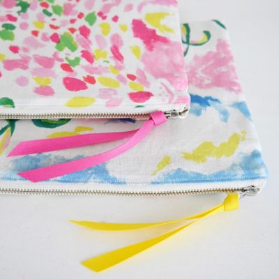 フラットポーチＬ　‘Ｒａｉｎｂｏｗ　ｍａｋｅｒ’