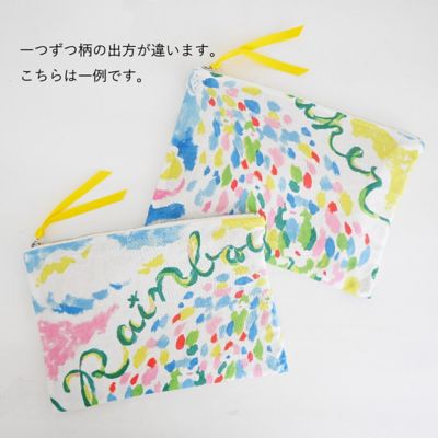 フラットポーチＬ　‘Ｒａｉｎｂｏｗ　ｍａｋｅｒ’
