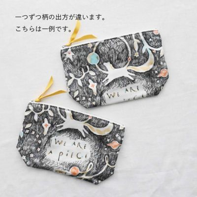マチ付きポーチ　‘Ｔｈｅ　ｓｔａｒｓ’