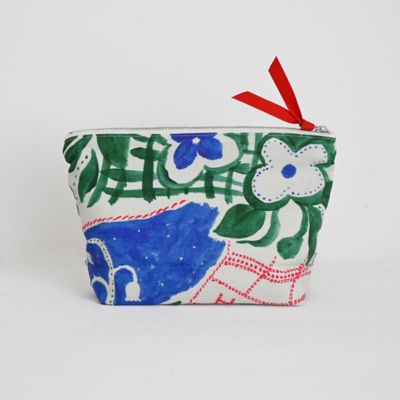 マチ付きポーチ　‘Ｈｏｍｅｍａｄｅ　ｐａｔｃｈｗｏｒｋ’