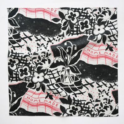 ハンカチ　‘Ｈｏｍｅｍａｄｅ　ｐａｔｃｈｗｏｒｋ’