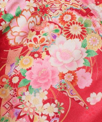 女児お宮参り着　花車・鞠