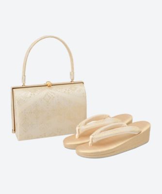 ＜神田胡蝶＞１６０４【年明け届】礼装用　バッグ・草履セット【福袋】