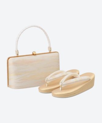 ＜神田胡蝶＞１６０８【年明け届】礼装用　バッグ・草履セット【福袋】