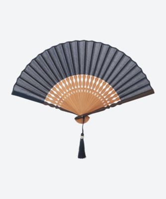 扇子 夏大島 紺青 ７２ ８５３５ 三越伊勢丹オンラインストア 公式