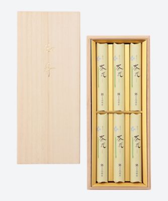 ＜松本商店＞茶花　桐箱　短寸６把入煙りの少ないタイプ