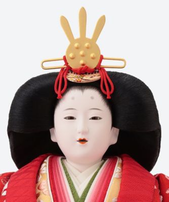 江戸衣裳着親王飾り/市川豊玉作 送料無料】【伊勢丹カタログNo．1】市川豊玉作 衣裳着親王飾り