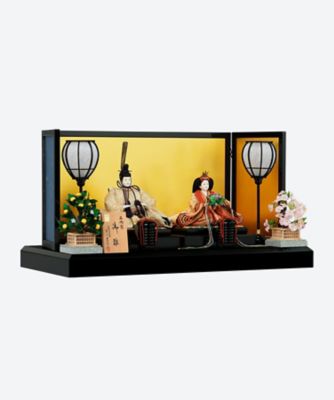 江戸衣裳着親王飾り/市川豊玉作 送料無料】【伊勢丹カタログNo．3】市川豊玉作 衣裳着親王飾り