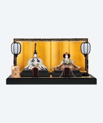 ＜市川豊玉＞【送料無料】【伊勢丹カタログＮｏ．５】市川豊玉作　衣裳着親王飾り