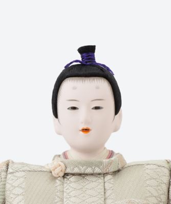 送料無料】【伊勢丹カタログNo．5】市川豊玉作 衣裳着親王飾り