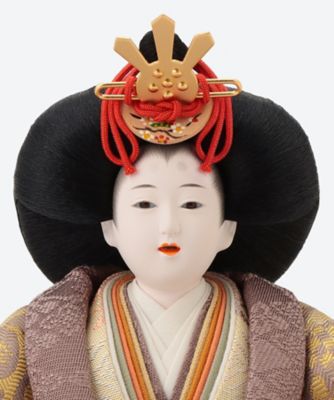 送料無料】【伊勢丹カタログNo．5】市川豊玉作 衣裳着親王飾り