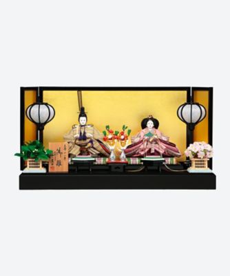 ＜市川豊玉＞【送料無料】【伊勢丹カタログＮｏ．８】市川豊玉作　衣裳着親王飾り