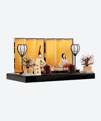 送料無料】【伊勢丹カタログNo．14】柿沼東光作 木目込親王飾り