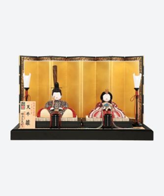 ＜柿沼東光＞【送料無料】【伊勢丹カタログＮｏ．１６】柿沼東光作　木目込親王飾り