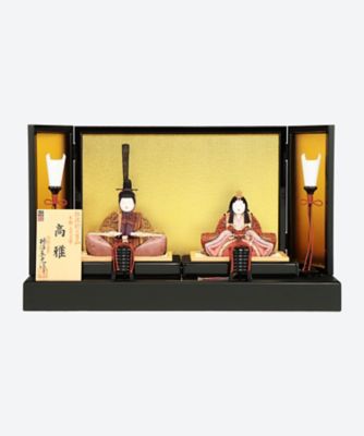 ＜柿沼東光＞【送料無料】【伊勢丹カタログＮｏ．１７】柿沼東光作　木目込親王飾り